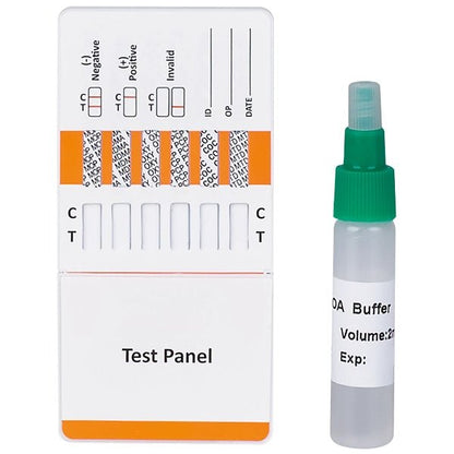 Cleartest Multi Drug wipe test 12-fold drug combination, test plate