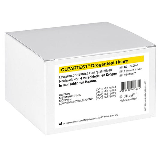 Cleartest drug test hair