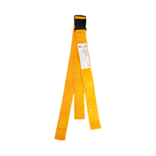 Individual patient strap for a scoop stretcher