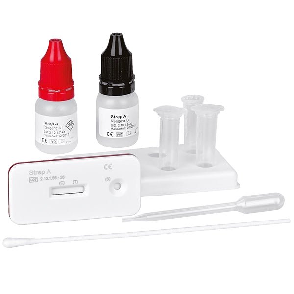 *Cleartest Strep-A Eco Pack: 20 test cassettes, including accessories (without control solution | pack (20 tests)