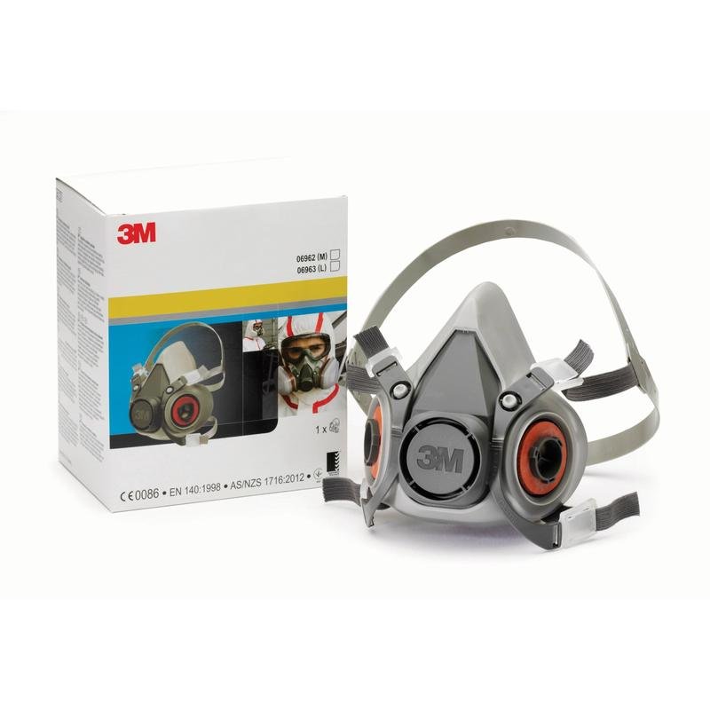 3M™ Low Maintenance Reusable Half Mask, Medium 06962 | Pack (1 piece)