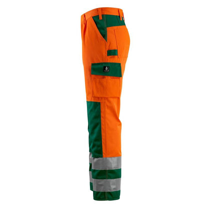 MASCOT® Olinda trousers, hi-vis orange/green
