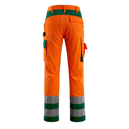 MASCOT® Olinda trousers, hi-vis orange/green