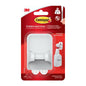 The Command™ spray bottle hanger 17009 from 3M Germany GmbH is presented in a red and white packaging with French text, an image of a spray bottle, and advertises this space-saving hanger with adhesive strips.