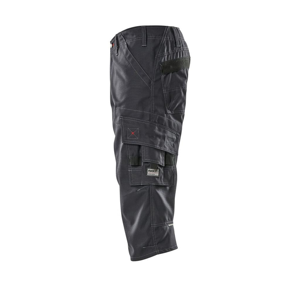 MASCOT® Limnos three-quarter length trousers, black-blue