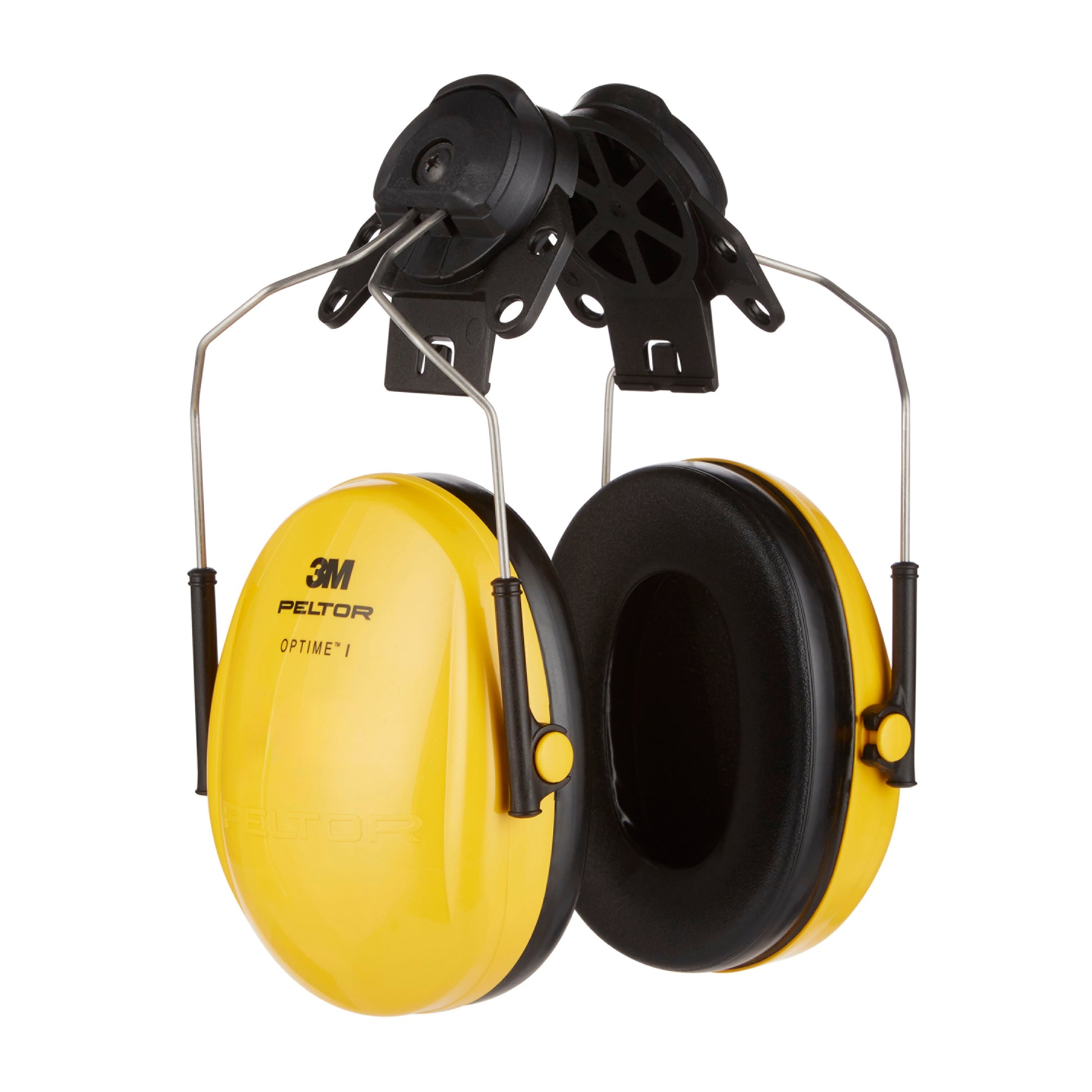 Der 3M™ PELTOR™ Optime™ I Kapselgehörschutz für Schutzhelm H510P3E (SNR 26 dB, Gelb) von 3M Deutschland GmbH bietet Gehörschutz und ist für die Verwendung mit Helmen konzipiert.