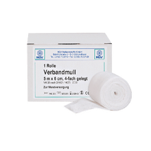 Gauze Bandage, Clinic Pack, 5 m x 6 cm