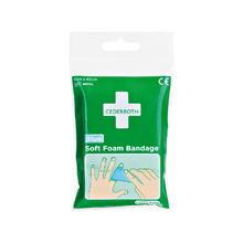 Cederroth Soft Foam Bandage, Blue, 40 cm sections, 6 cm wide, Refill 666150
