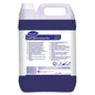 A 5-liter canister of TASKI Sprint Ammo Plus ammonia-containing maintenance cleaner by Diversey Deutschland GmbH & Co. OHG shows a purple liquid, product details, application instructions, and a barcode on the label.