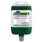 A 2.5L bag of Diversey Sprint Degragerm QS, disinfectant cleaner and deodorizer for floors from Diversey Deutschland GmbH & Co. OHG, with green/white label and multilingual info.