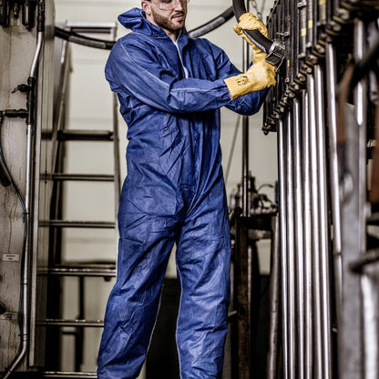 NITRAS POLYSAFE BASIC II, chemical protection overall, royal blue