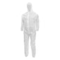 NITRAS POLYSAFE BASIC II, chemical protection overall, white