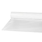 A partially unrolled roll of Starpak tablecloth, foil 50 m x 80 cm white, lies on a plain white background.