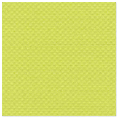 A square 40x40 cm PAPSTAR "ROYAL Collection" napkin in solid light yellow-green with subtle texture, perfect for table decoration. The image shows the product with a thin white border. Brand: PAPSTAR GmbH.