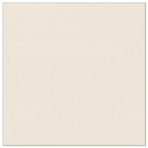 Eine quadratische, cremefarbene, dezent strukturierte Serviette, wie die PAPSTAR 50 Servietten "ROYAL Collection" 1/4-Falz 40 x 40 cm champagner der PAPSTAR GmbH, steht gleichmäßig beleuchtet und zentriert auf einem schlichten weißen Untergrund.
