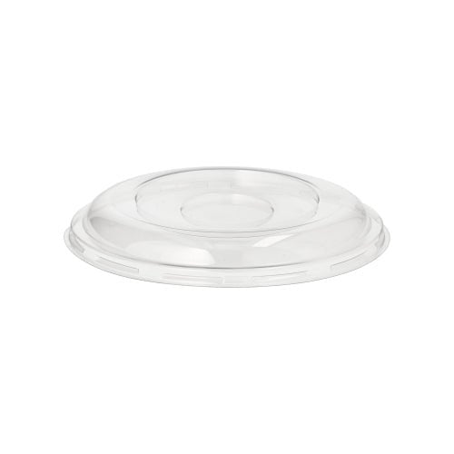 The Starpak 50 dome lid, R-PET round Ø 15.5 cm · 2.5 cm clear, is a transparent, round lid made of recycled PET – ideal for sustainable packaging and fits matching containers. Package contains 50 pieces in shrink wrap.