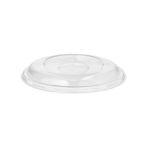 Der Starpak 50 Dom-Deckel, R-PET rund Ø 15,5 cm · 2,5 cm klar, ist ein transparenter, runder Deckel aus recyceltem PET – ideal für nachhaltige Verpackungen und passend zu passenden Behältern. Packung enthält 50 Stück in Schrumpffolie.