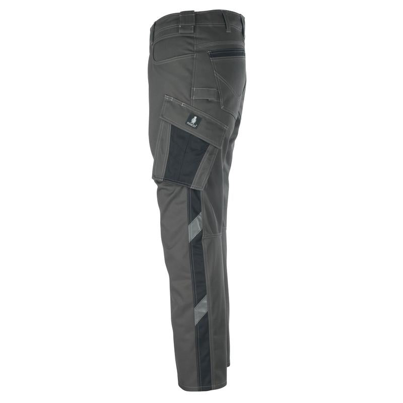 MASCOT® Dortmund trousers, dark anthracite/black