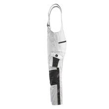 MASCOT® Augsburg dungarees, white/dark anthracite