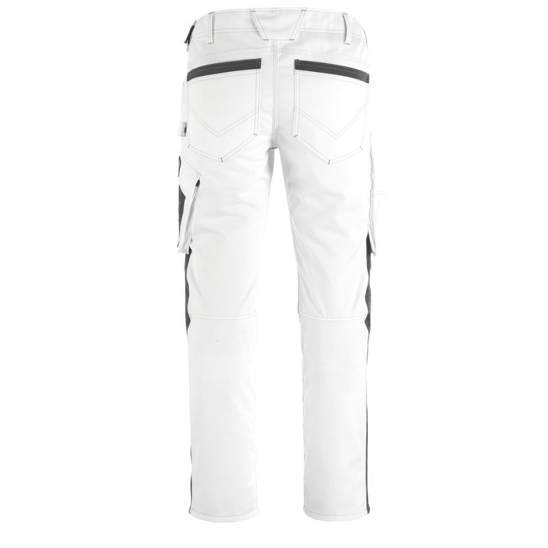 MASCOT® Erlangen trousers, white/dark anthracite