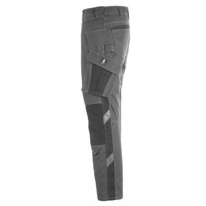 MASCOT® Erlangen trousers, dark anthracite/black