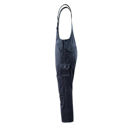 MASCOT® Lowell dungarees, black-blue