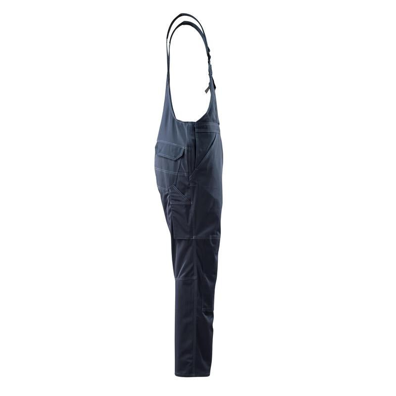 MASCOT® Lowell dungarees, black-blue
