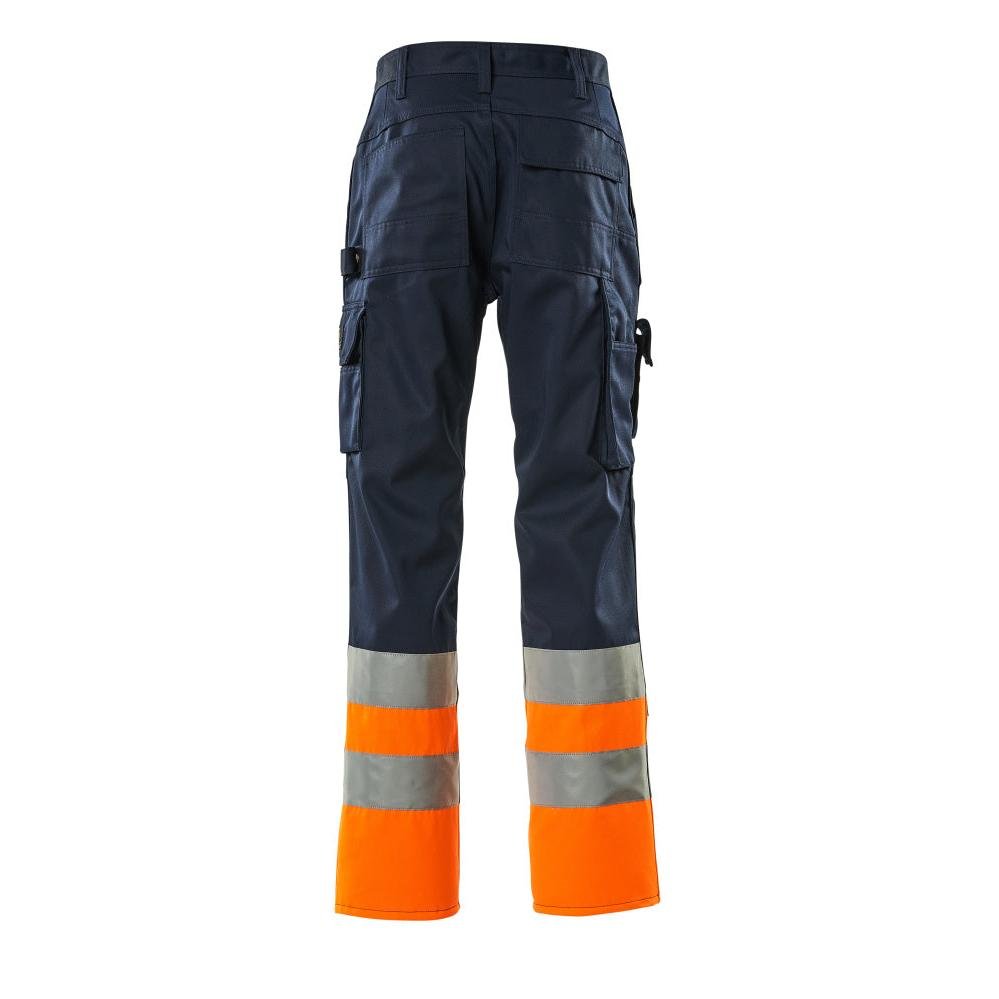 MASCOT® Patos trousers, navy/hi-vis orange