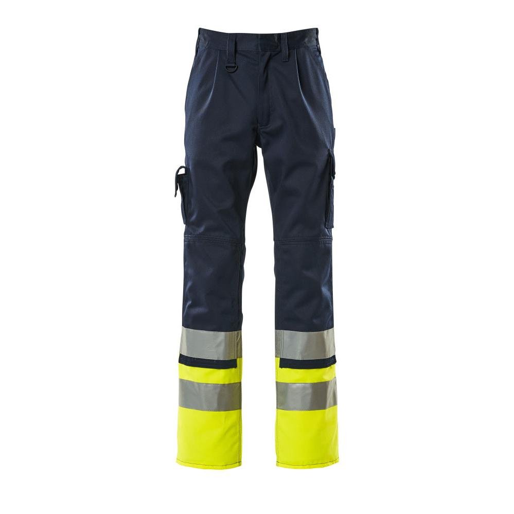 MASCOT® Patos trousers, navy/hi-vis yellow
