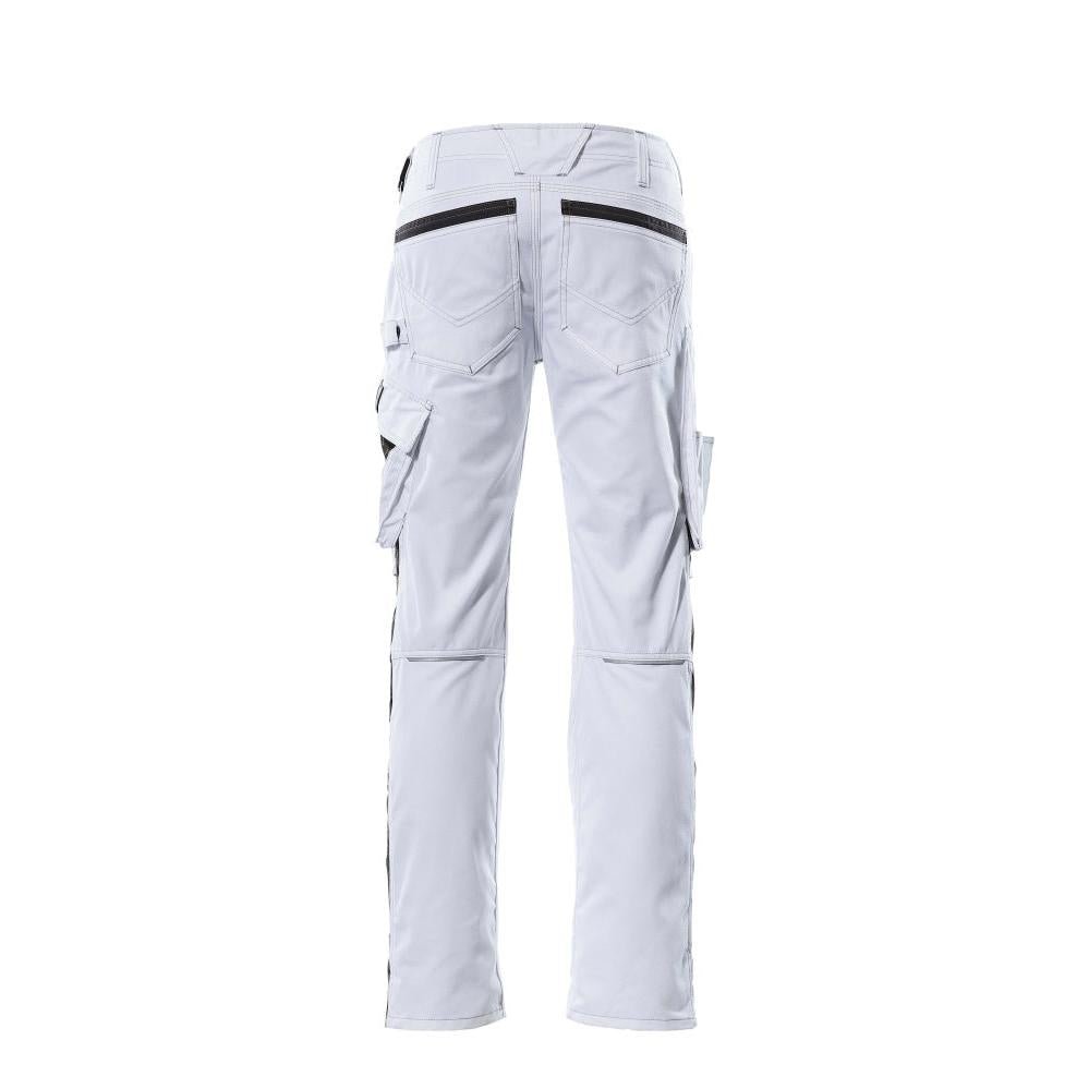 MASCOT® Mannheim trousers, white/dark anthracite