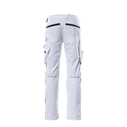 MASCOT® Mannheim trousers, white/dark anthracite