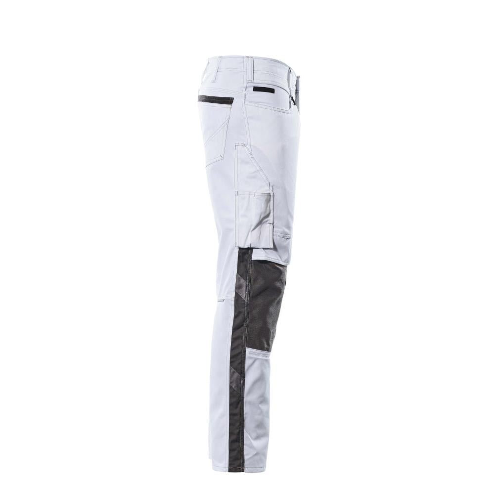 MASCOT® Mannheim trousers, white/dark anthracite