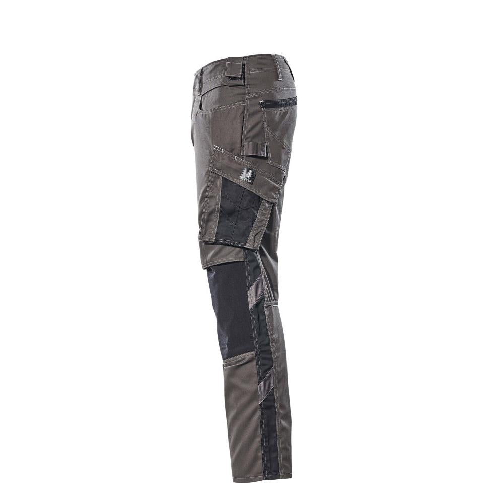MASCOT® Mannheim trousers, dark anthracite/black