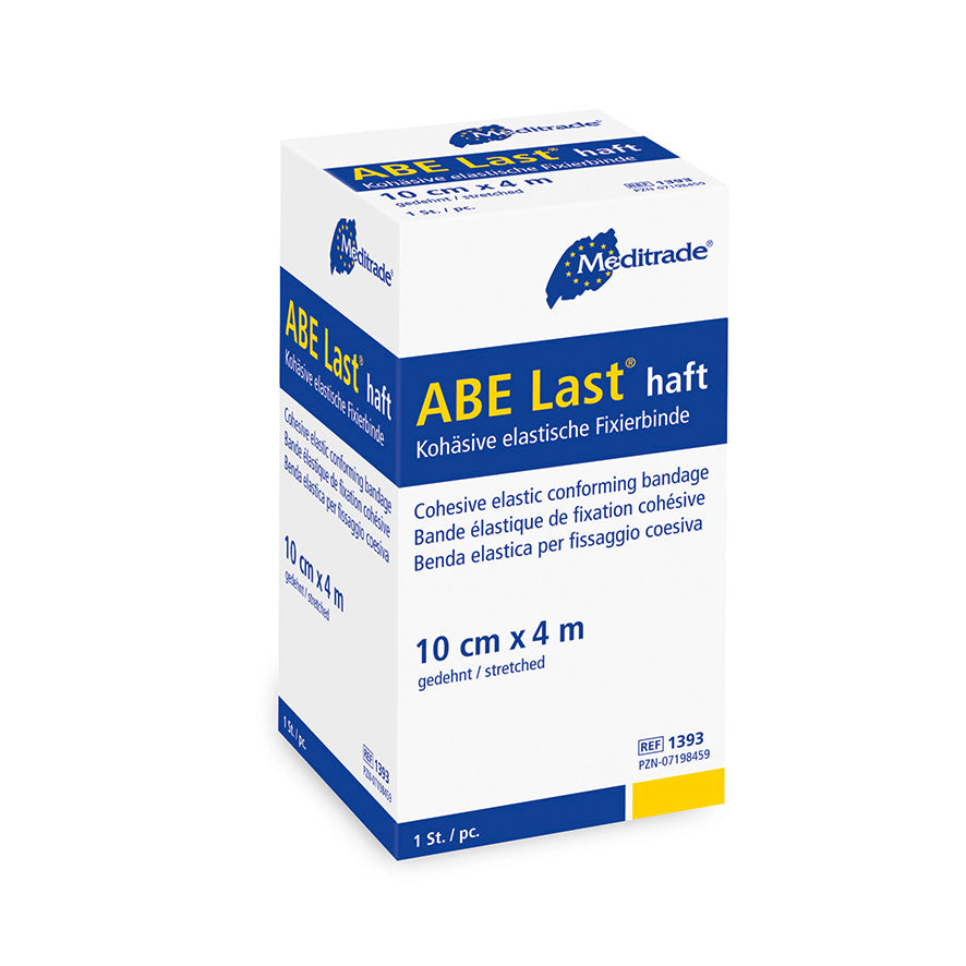 ABE Last® adhesive, highly elastic fixing bandage, 10 cm x 4 m | Pack (1 piece)