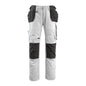MASCOT® Bremen craftsman trousers, white/dark anthracite