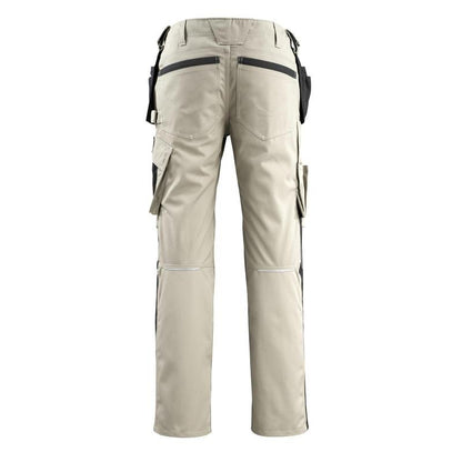 MASCOT® Bremen craftsman trousers, light khaki/black