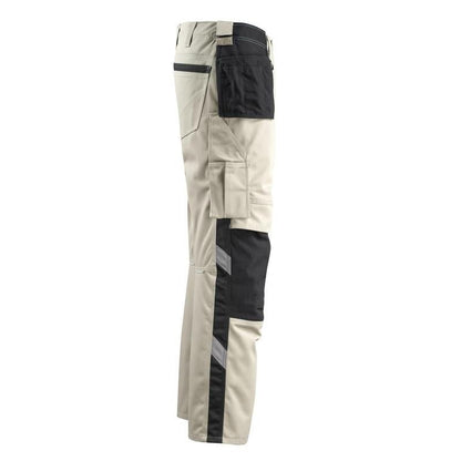 MASCOT® Bremen craftsman trousers, light khaki/black