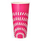 The Starpak 50 drinking cups for cold drinks made of cardboard (0.5 l, pink, 8.97 cm Ø, 16.83 cm high) are ideal for parties – sturdy disposable cups in a practical pack of 50 with a striking design.