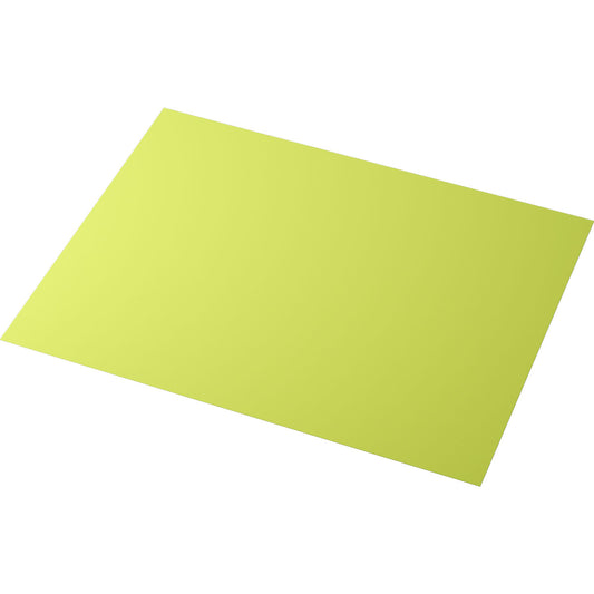 Ein einzelnes kiwigrünes Papier-Tischset (35x45 cm) aus der 250er-Packung der Duni GmbH steht flach auf weißem Untergrund - ideal für den stilvoll gedeckten Tisch.