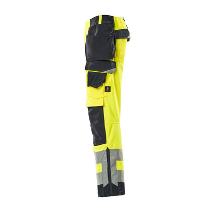 MASCOT® Wigan craftsman trousers, hi-vis yellow/black-blue