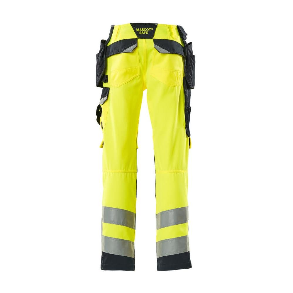 MASCOT® Wigan craftsman trousers, hi-vis yellow/black-blue