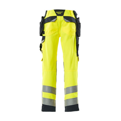 MASCOT® Wigan craftsman trousers, hi-vis yellow/black-blue