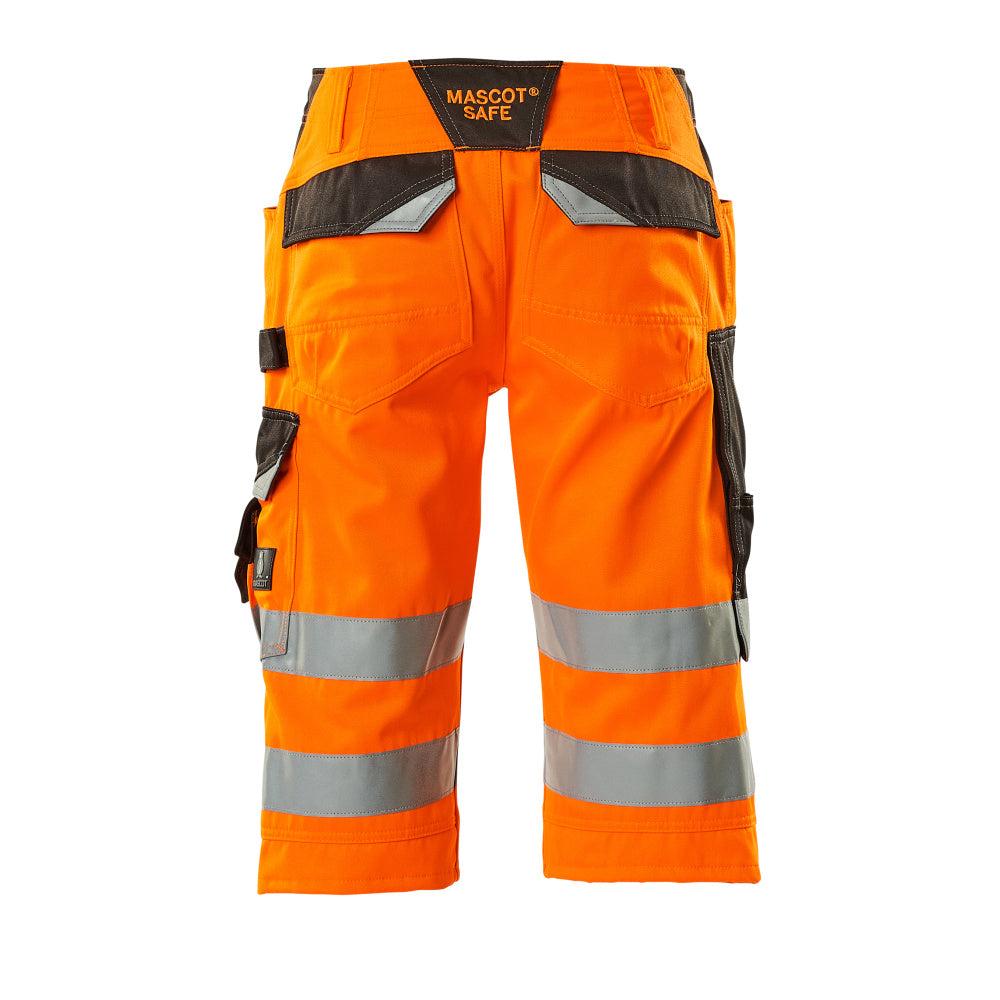 MASCOT® Luton three-quarter length trousers, hi-vis orange/dark anthracite