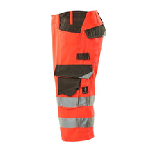 MASCOT® Luton three-quarter trousers, hi-vis red/dark anthracite
