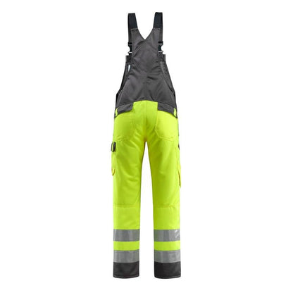 MASCOT® Gosford dungarees, hi-vis yellow/dark anthracite