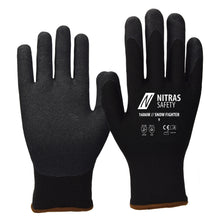 NITRAS SNOW FIGHTER, winter gloves, black
