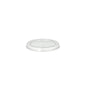 The Starpak 100 lid is a transparent, round PS plastic lid (Ø 6.7 cm, height 1 cm) on a plain white background. It is designed for disposable cups or containers, features a slightly raised edge, and is delivered in a pack of 100 pieces.