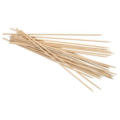 Die PAPSTAR 200 Schaschlikspieße aus Holz „pure“ (Ø 5 mm, 40 cm, 200 Stück) von PAPSTAR GmbH – ideal für gesellige Grillabende und perfekt zum Aufspießen verschiedener Leckereien.