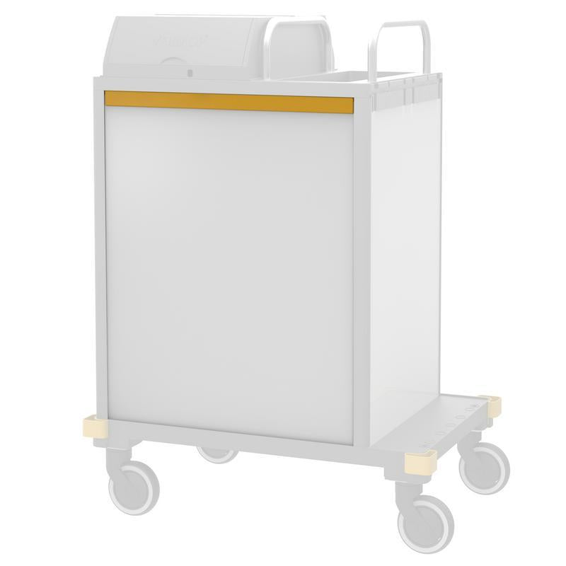 VERMOP rear wall H+ 10l box Platinum White 738 x 600 x 9 cm