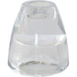 The candle holder glass 2 in 1 by Duni GmbH (68x73 mm, clear, 6 pieces) impresses with its elegant design and transparent surface - perfect for wedding decoration or stylish occasions.
